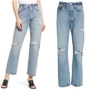 AGOLDE Jeans 90's High Rise Loose Fit Jeans Size 28